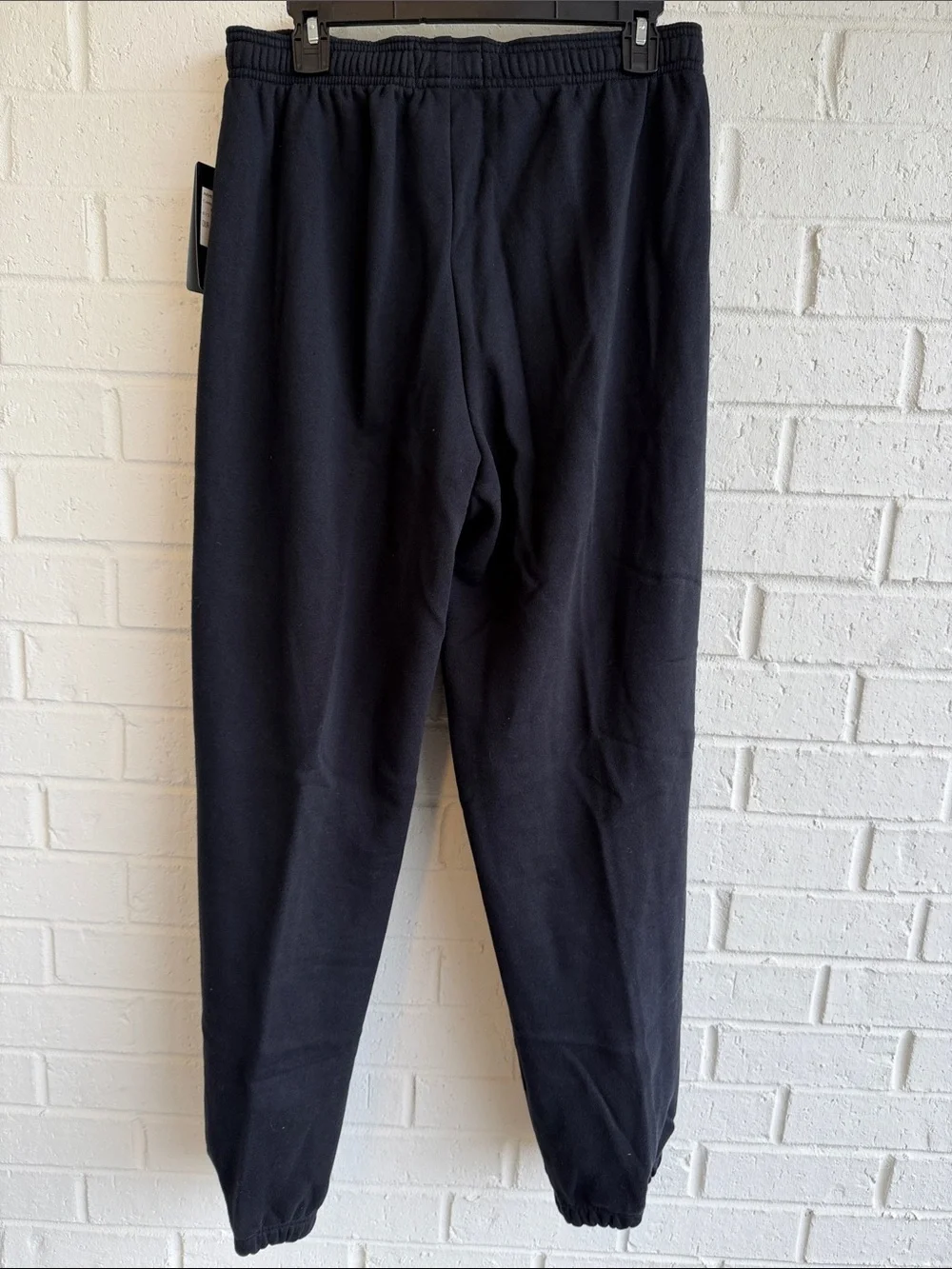Reebok Men's NWT Black PR Heritage Fleece Joggers W/Elastic Waist & Cuff Size L